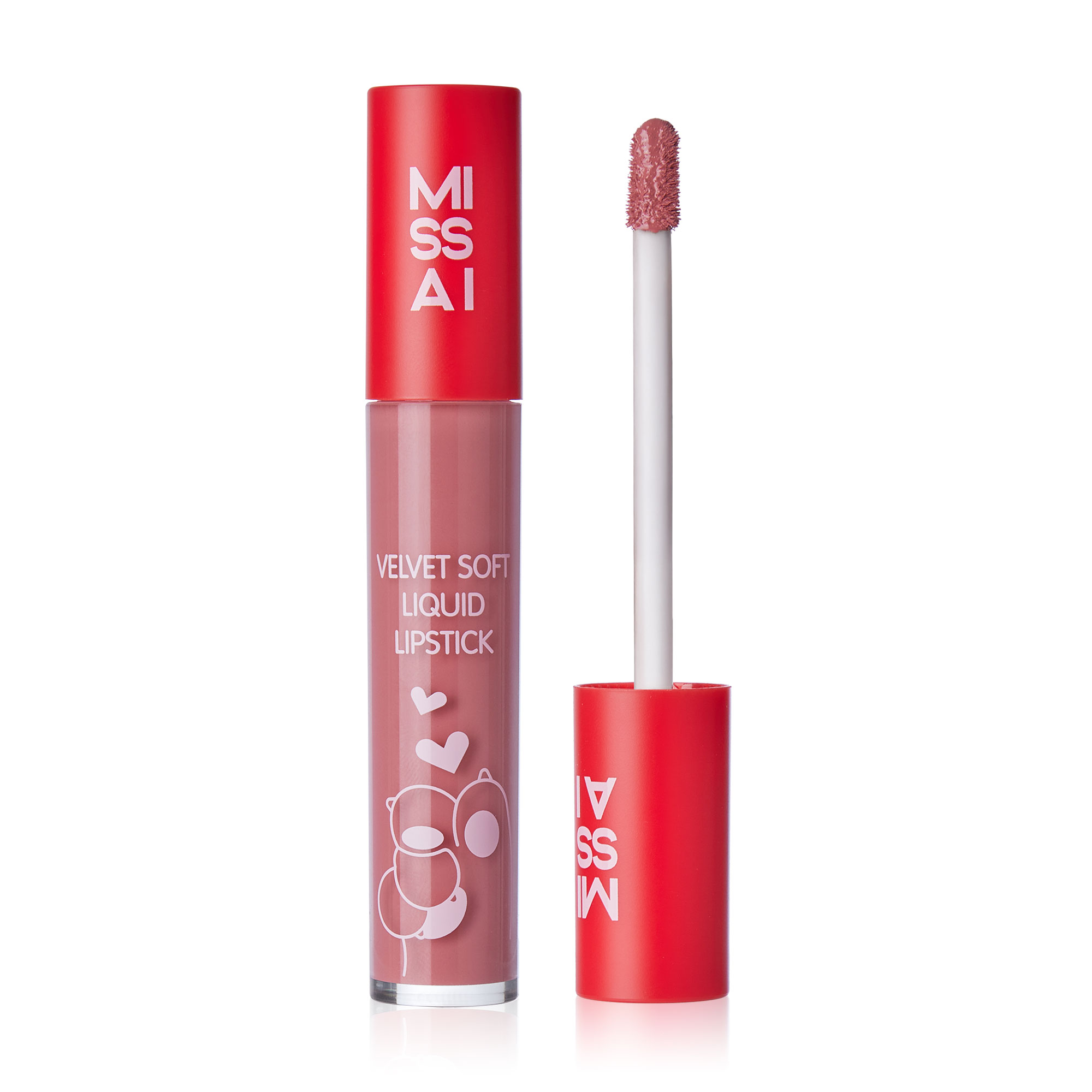 Рідка помада для губ Missai Velvet Soft Liquid Lipstick тон 02, 5 г